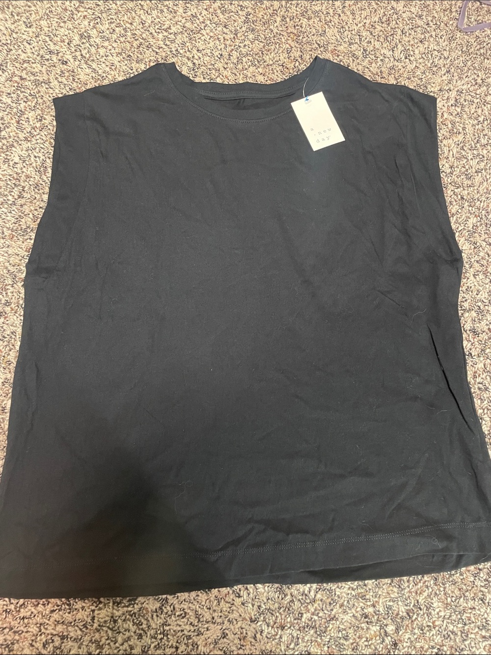 a new day Short Sleeve Crew T-Shirts in White and Black XL NWT - Picture 4 of 5
